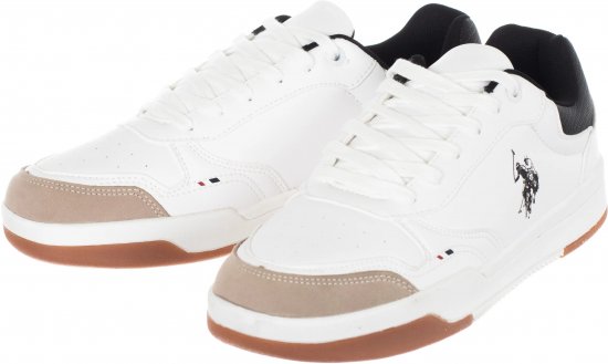 U.S. POLO ASSN. Steve - Men's Sneakers White - Chaussures homme 40-52 - 