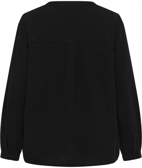 Kaffe Curve Nana Chemise à manches longues Noir - Blouses et tuniques - 