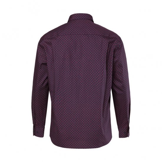 Boston Park Shirt Long Sleeve Navy Blue - Chemises - Chemises Grandes Tailles Hommes