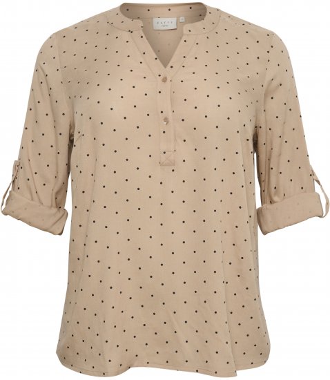 Kaffe Curve Joy Blouse Nomad/Noir À Pois - Blouses et tuniques - 