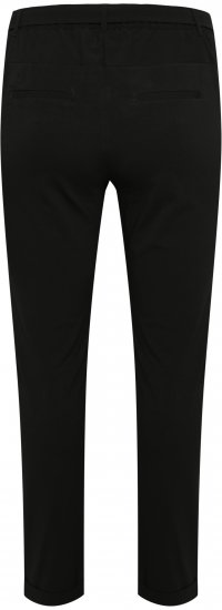 Kaffe Curve Jia Pantalon ceinturé Noir profond - Jeans & Pantalons Femme Grandes Tailles – Plus Size - 