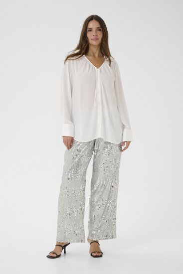 Kaffe Curve Gina Shirt White - Chemisiers - 