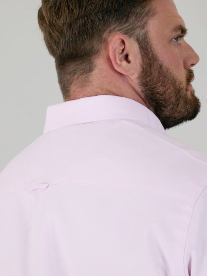 D555 Richard Chemise Oxford Manches Longues TALL Rose - TALL chemises - 