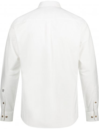 JP1880 Shirt Modern Fit Traditional Stag Horn White - Chemises - Chemises Grandes Tailles Hommes