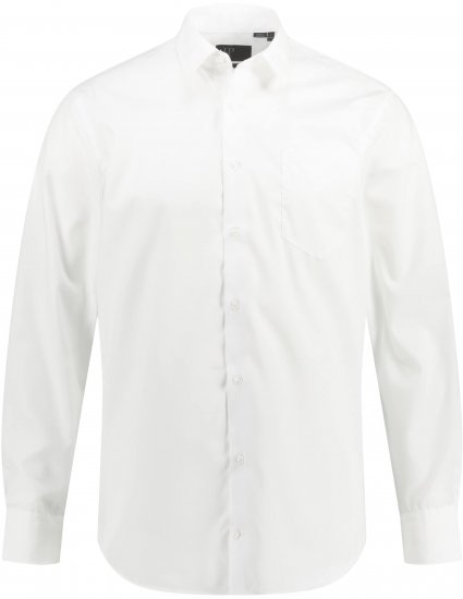 JP1880 Shirt Business Modern Fit White TALL - VÊTEMENTS HOMME MT-6XLT - Vêtements Tall Homme