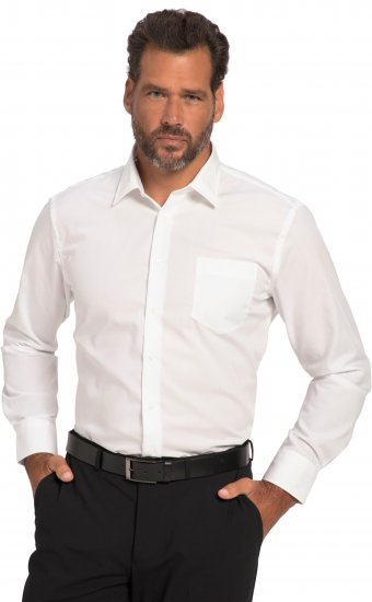JP1880 Shirt Business Modern Fit White TALL - VÊTEMENTS HOMME MT-6XLT - Vêtements Tall Homme