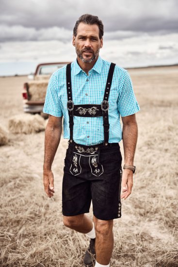 JP1880 Shirt Traditional Short Sleeve Turquoise - Chemises - Chemises Grandes Tailles Hommes