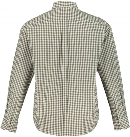 JP1880 Shirt Checked Traditional Long Sleeve Olive Green - Tenues de fête - Tenues de fête – Pour célébrer avec style et confort