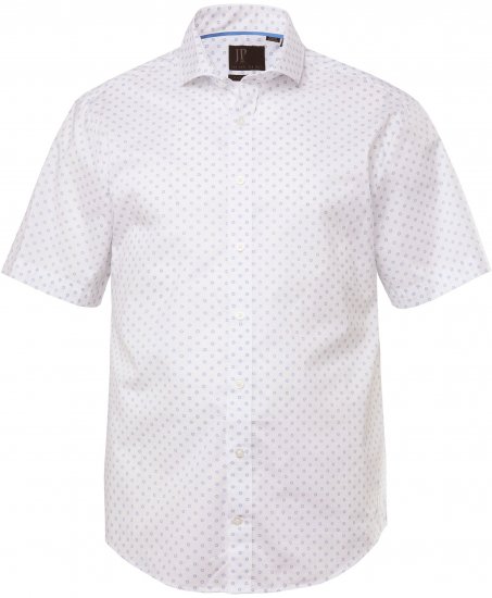 JP1880 Business Modern Fit Short Sleeve Shirt TALL Off-White - TALL chemises - 