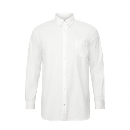 North Latitude Oxford Shirt White - Chemises - Chemises Grandes Tailles Hommes