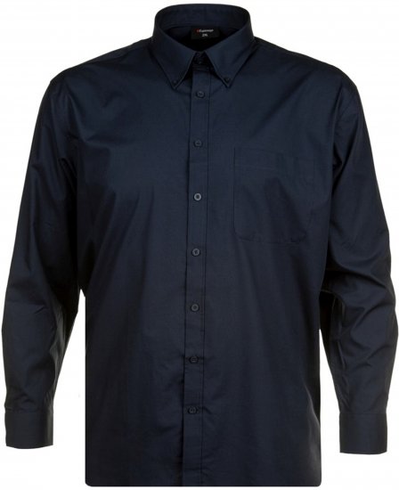 Espionage SH150 Plain Long Sleeve Shirt Navy - Chemises à manches longues - 