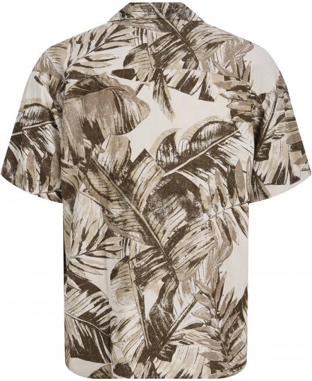 Jack & Jones Jeff Resort Short Sleeve Shirt Brown - Chemises - Chemises Grandes Tailles Hommes