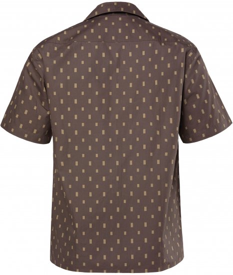 JP1880 Boxy Cuba Short Sleeve Shirt Brown - Chemises - Chemises Grandes Tailles Hommes