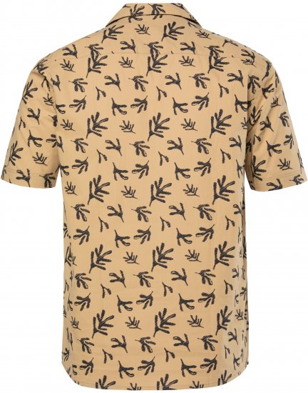 JP1880 Boxy Cuba Short Sleeve Shirt Camel - Chemises - Chemises Grandes Tailles Hommes