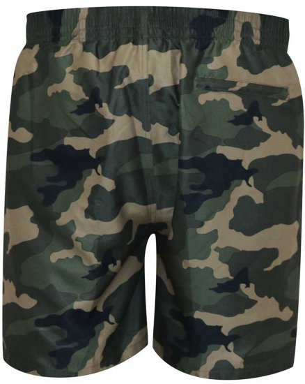 D555 Kody Camo Printed Swimshorts Khaki - Maillots de bain - Maillots/Shorts de bain Grande Taille pour Hommes 