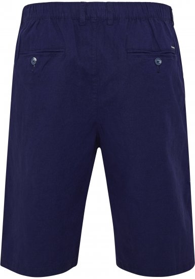 North Latitude 51137 Linen Elastic Waist Shorts Navy - Shorts - Shorts hommes grande taille