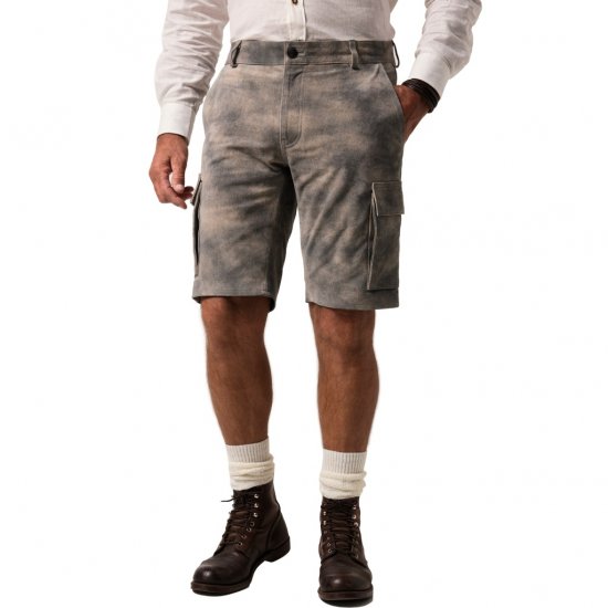 JP1880 Shorts Bermuda Traditional Cowhide Graphite Grey - Shorts - Shorts hommes grande taille