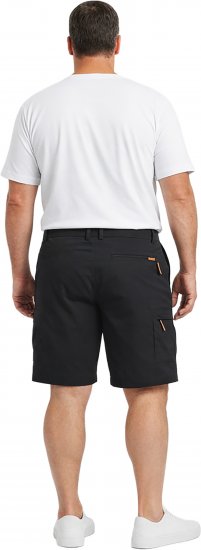 Dobsom Nebraska Pantalon Court Noir - Shorts - Shorts hommes grande taille