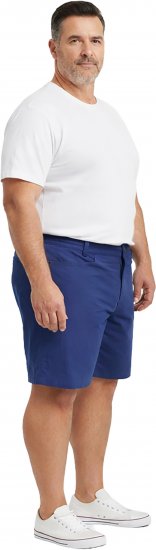 Dobsom Nebraska Pantalon Court Bleu - Shorts - Shorts hommes grande taille
