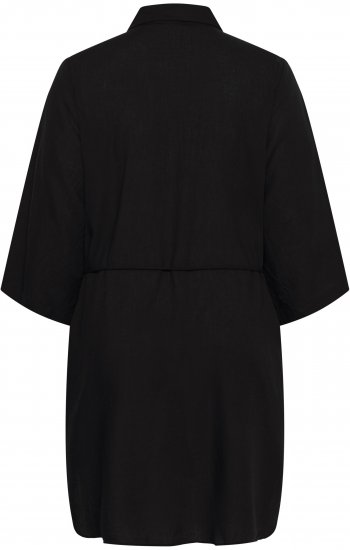 Kaffe Curve Mille Short Shirt Dress Black Deep - Robes mini - 
