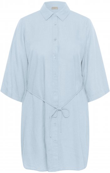 Kaffe Curve Mille Short Shirt Dress Nantucket Breeze Blue - Robes mini - 
