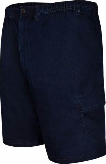 Espionage LW166 Cargo Shorts Indigo - Shorts - Shorts hommes grande taille