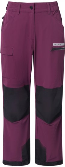 Ulla Popken HYPRAR Multifunctional Durable Inset Trekking Pants Dark Cherry Dark Cherry - Jeans & Pantalons Femme Grandes Tailles – Plus Size - 