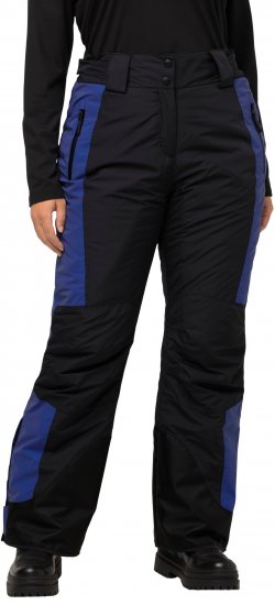 Ulla Popken Ski Pants Reflector Waterproof Velcro Closure Snow Gaiter Black - Jeans & Pantalons Femme Grandes Tailles – Plus Size - 