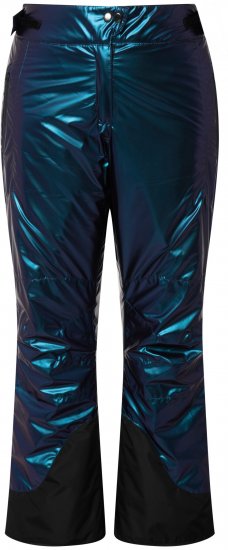 Ulla Popken Ski Pants Water-Repellent Mother-Of-Pearl Velcro Closure Snow Gaiter Blue - Jeans & Pantalons Femme Grandes Tailles – Plus Size - 