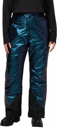 Ulla Popken Ski Pants Water-Repellent MBlue-Of-Pearl Velcro Closure Snow Gaiter Blue - Jeans & Pantalons Femme Grandes Tailles – Plus Size - 