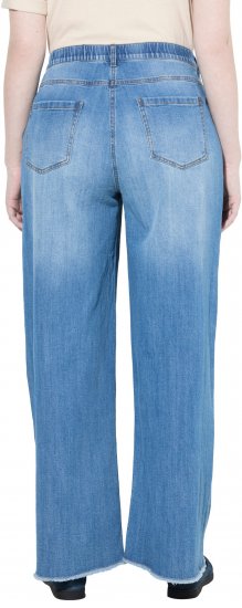 Ulla Popken Extra Wide Leg Stretch Fit Jeans Light Blue - Jeans & Pantalons Femme Grandes Tailles – Plus Size - 