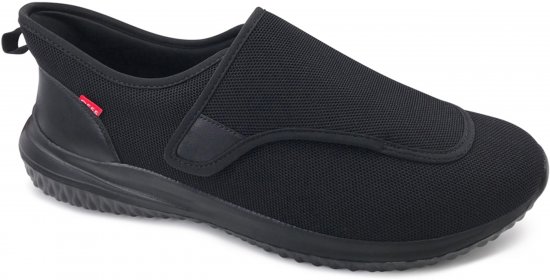 D555 Shelvey Kingsize Open Top Knitted Shoe Black - Baskets et sneakers - 