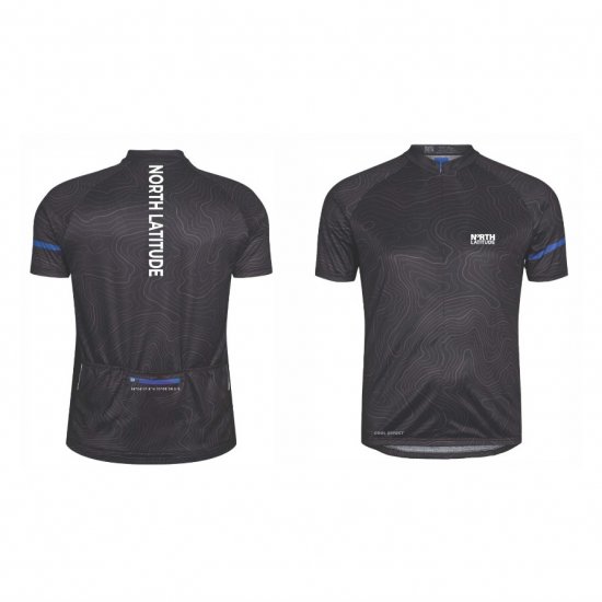 North Latitude Cycling Shirt Black - Vêtements de cyclisme - 