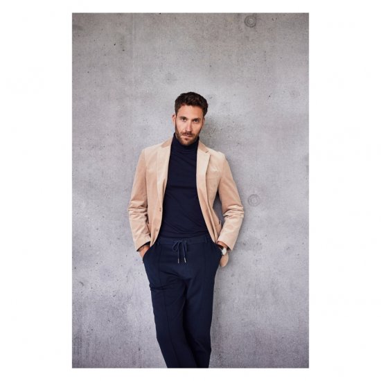 JP1880 Suit Jacket Corduroy Business Sand - Costumes - Costumes grandes tailles 