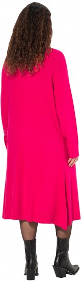 Ulla Popken Long Turtleneck Duster Sweater Red Pink - Sweatshirts & hoodies - 