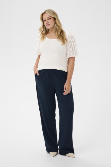 Kaffe Curve Annia Sweatpants Navy - Pantalons jogging - 