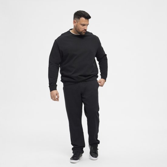North Latitude Sweatpants Black - Pantalons/shorts de survêtement - Survêtement/jogging grandes tailles