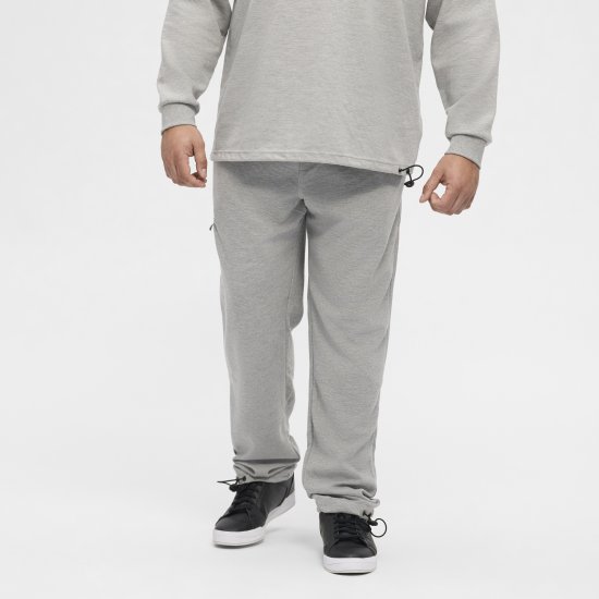 North Latitude Ottoman Sweatpants Mid Grey - Pantalons/shorts de survêtement - Survêtement/jogging grandes tailles