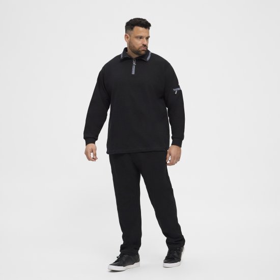 North Latitude Ottoman Sweatpants Black - Pantalons/shorts de survêtement - Survêtement/jogging grandes tailles