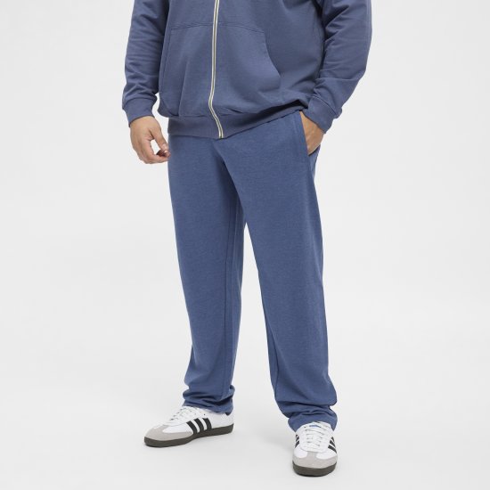 North Latitude Sweat Trousers Blue Melange - Pantalons/shorts de survêtement - Survêtement/jogging grandes tailles