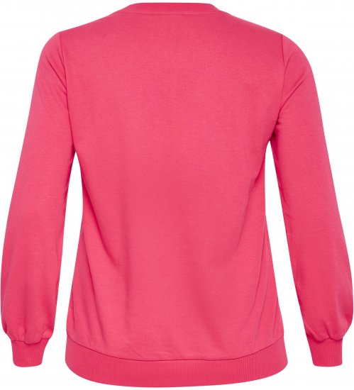 Kaffe Curve Violi Sweatshirt Raspberry Pink - Sweatshirts - 