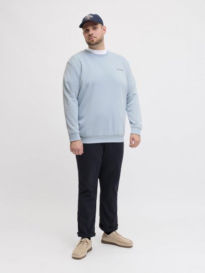 Jack & Jones Brandon Sweatshirt Blue - Sweatshirts & hoodies - Sweatshirts/Hoodies grande taille homme