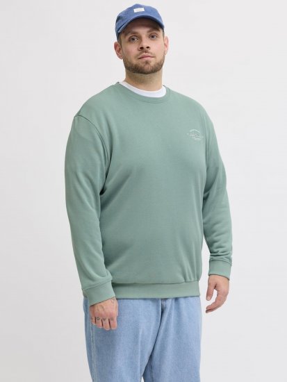 Jack & Jones Brandon Sweatshirt Turquoise - Sweatshirts & hoodies - Sweatshirts/Hoodies grande taille homme