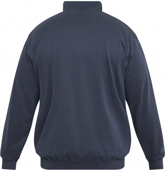North Latitude 61140 Gilet Sweat Doux Bleu Marine - Sweatshirts & hoodies - Sweatshirts/Hoodies grande taille homme