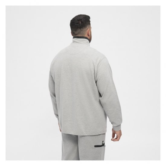 North Latitude Ottoman Sweatshirt Mid Grey - Sweatshirts & hoodies - Sweatshirts/Hoodies grande taille homme