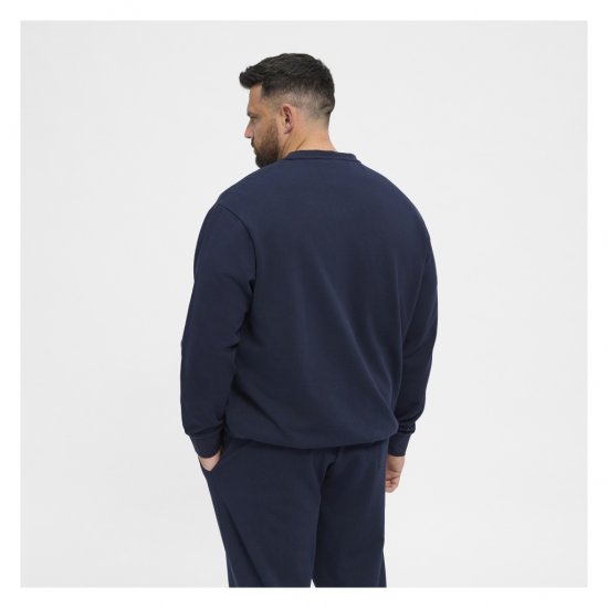 North Latitude Crew Neck Sweatshirt Navy - Sweatshirts & hoodies - Sweatshirts/Hoodies grande taille homme