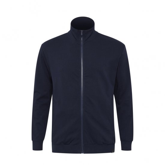 North Latitude Full-Zip Sweatshirt Navy Blue - Sweatshirts & hoodies - Sweatshirts/Hoodies grande taille homme