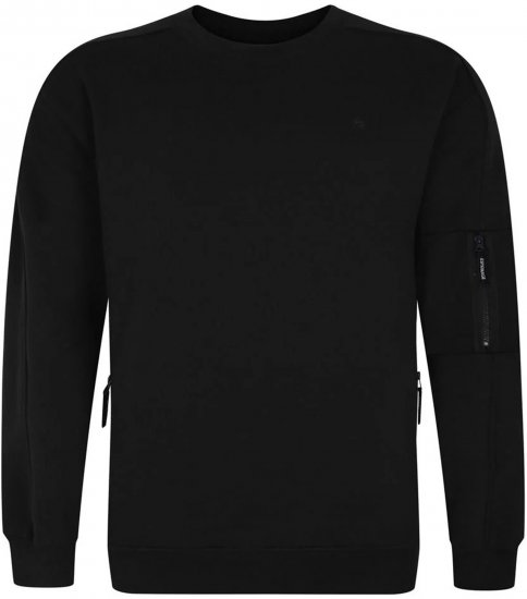 Espionage LW152 Sweatshirt Black - Sweatshirts & hoodies - Sweatshirts/Hoodies grande taille homme