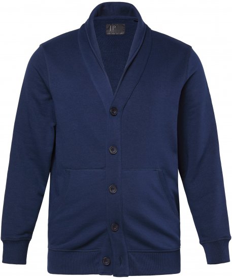 JP1880 Sweat Jacket Shawl Collar Navy - Sweatshirts & hoodies - Sweatshirts/Hoodies grande taille homme