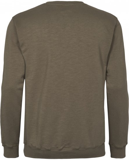 North Latitude Denim Logo Sweatshirt Dusty Olive Green TALL - TALL sweatshirts - 